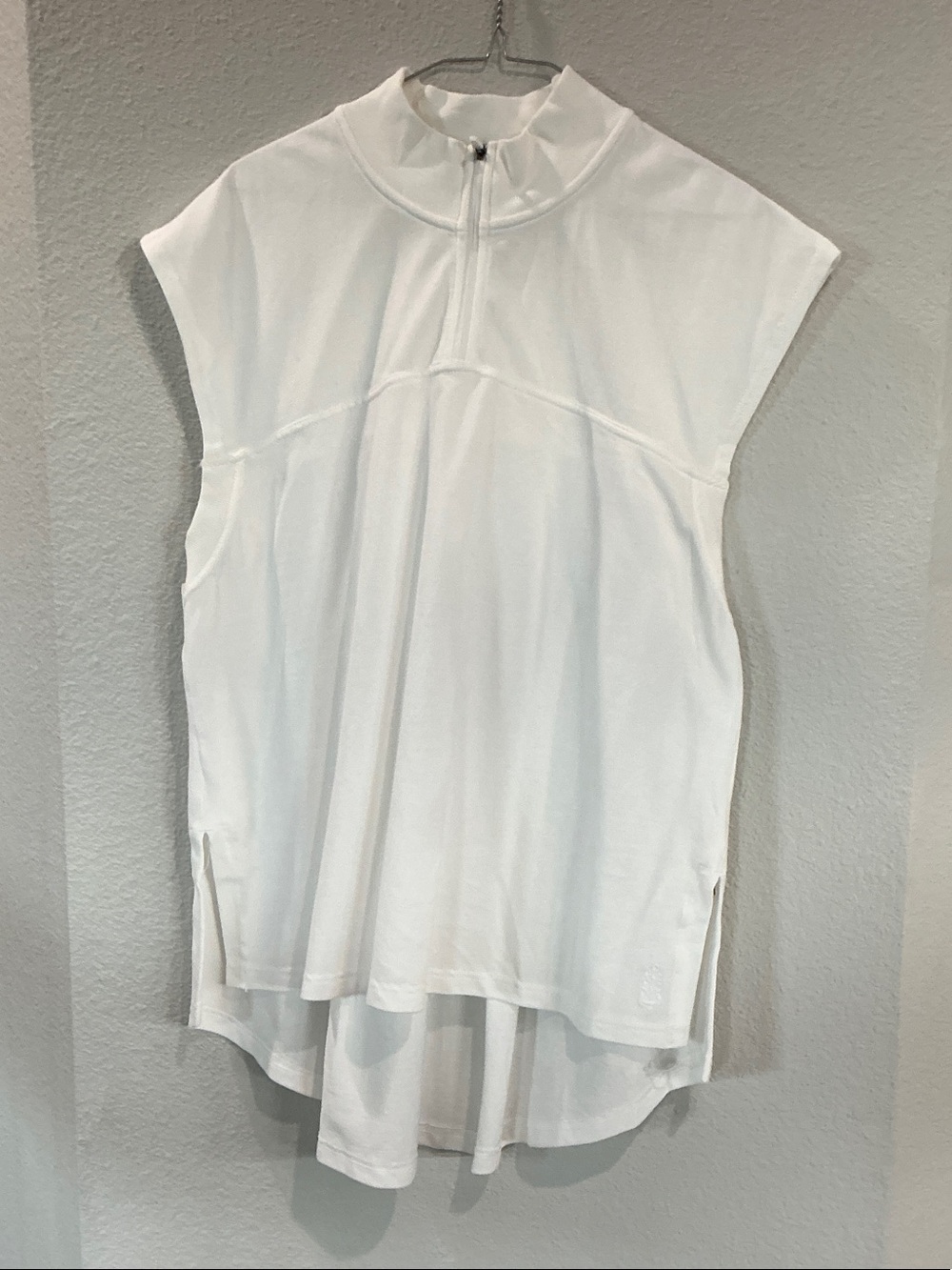 FP Movement by Free People White Sleeveless Zip-Neck Tunic